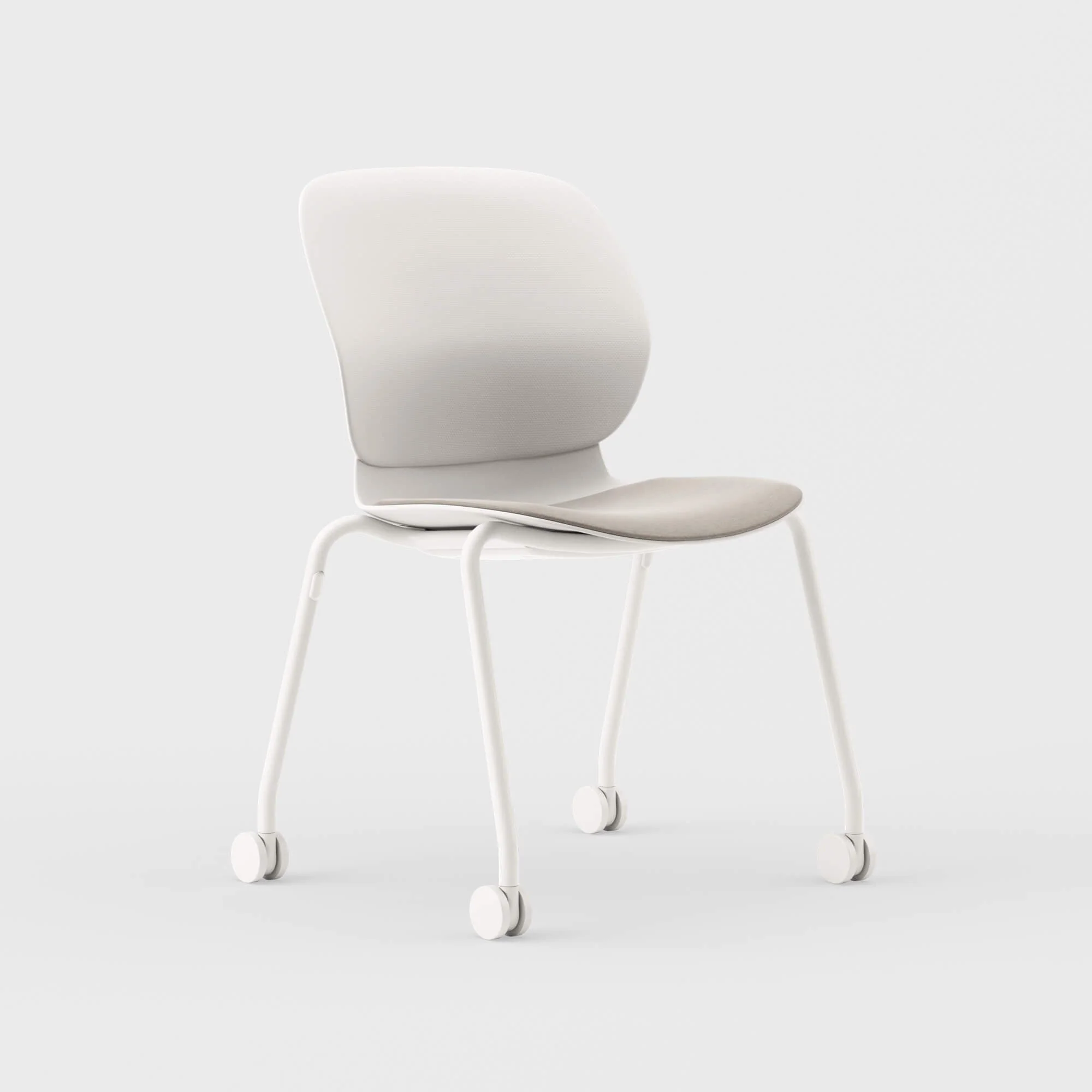 Maari Chair 4-Leg Base with Upholstered Seat - Image 3