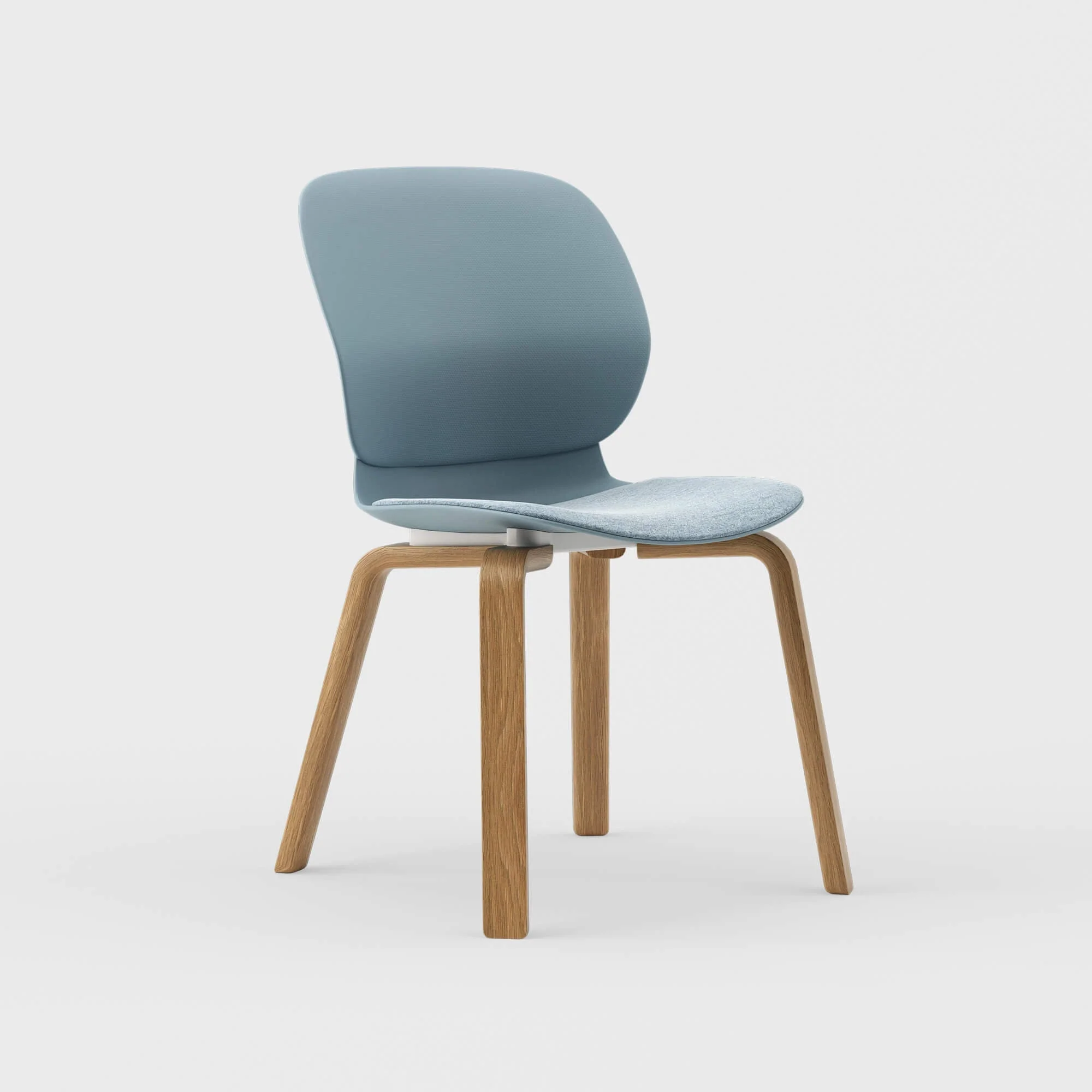 Maari Chair Wood Base with Upholstered Seat - Image 12