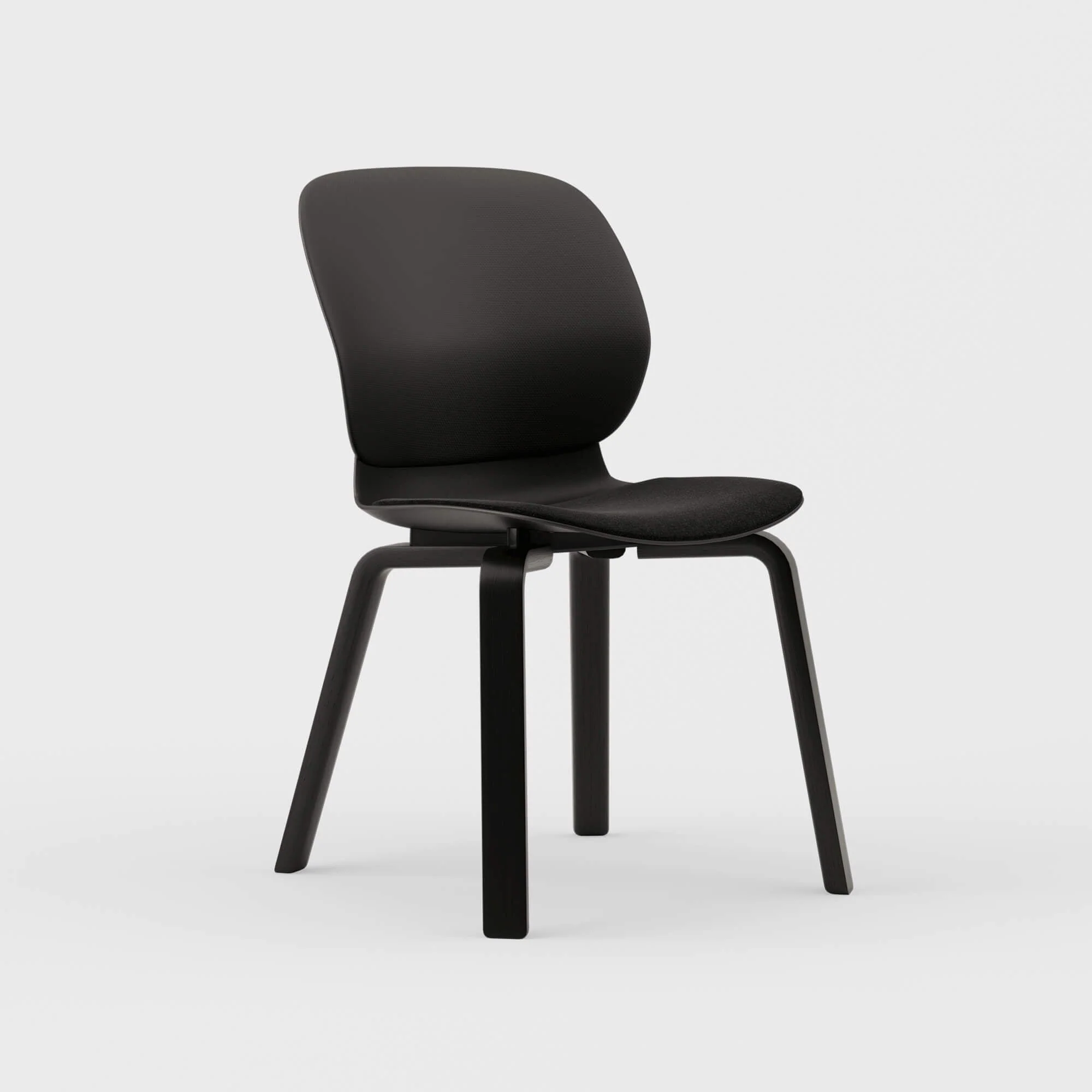 Maari Chair Wood Base with Upholstered Seat - Image 19