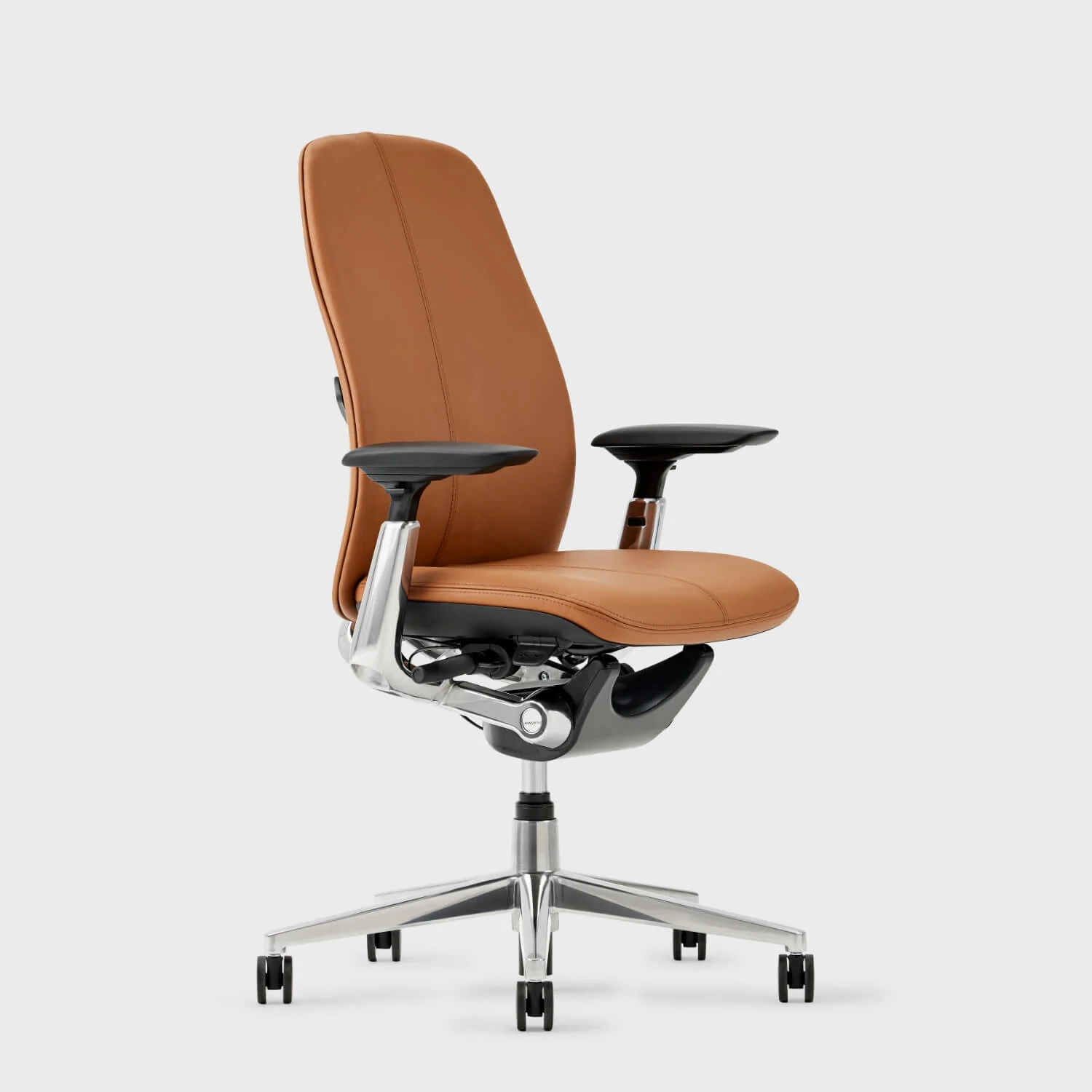 Zody Upholstered Leather Office Chair - Image 7